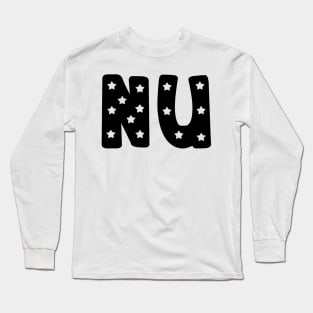 Nu Star Letters Long Sleeve T-Shirt